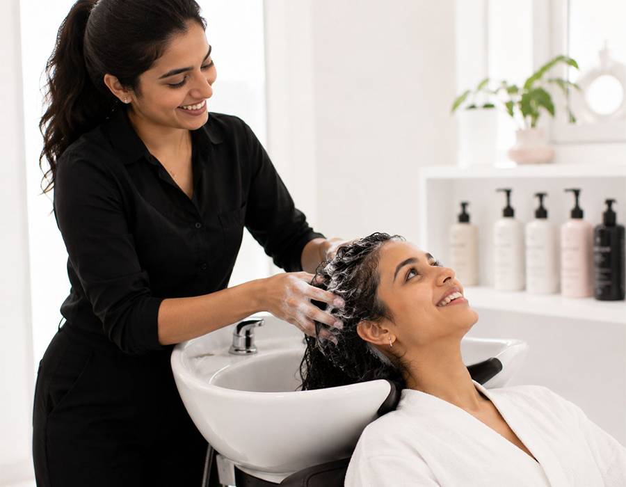 Academy salon training session